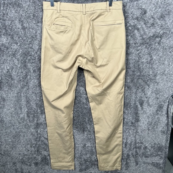 Lululemon ABC Commission Pants Mens 32X32 Khaki Preppy Warpstreme Stretch - Picture 6 of 10